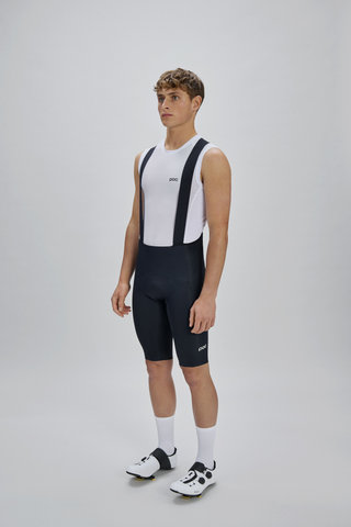 POC Raceday Bib Shorts Trägerhose - uranium black | L