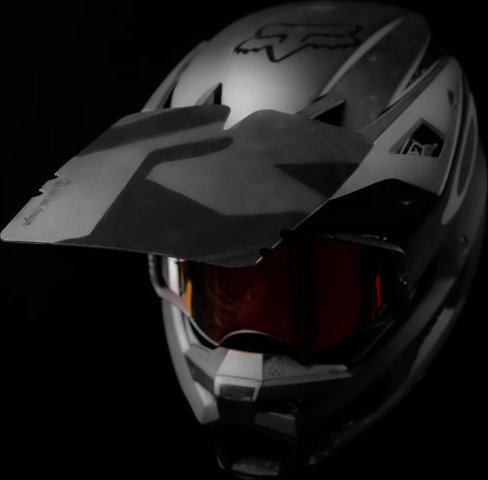 rie:sel design Mud:Cap Helmet Extension - stealth