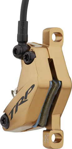 TRP DH-R EVO Disc Brake - gold/Front wheel/Left (side-specific)