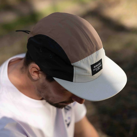 Burgtec Courier Five Panel Kappe - macchiato mix/one size