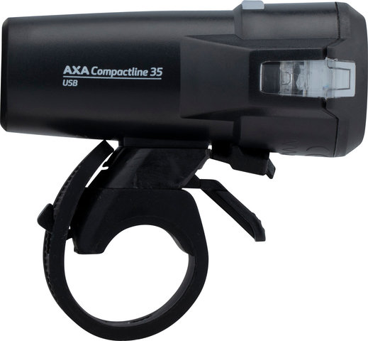 Axa Compactline 35 USB Front Light - StVZO approved - black