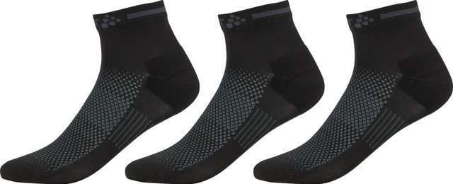 Craft Calcetines en paquete de 3 pares Core Dry Mid - black/40 - 42