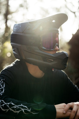Sweet Protection Fixer Carbon 2Vi MIPS Fullface Helmet - matte black carbon/55 - 56 cm
