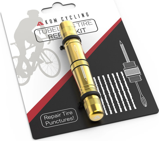 KOM Cycling Herramienta de reparación de neumáticos - yellow