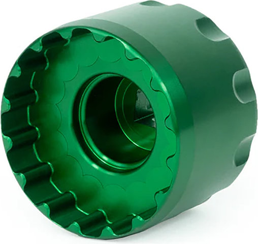 Abbey Bike Tools Vaso de enchufe Shimano STEPS OSBB - green