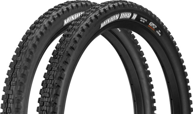 Maxxis Minion DHR II SuperTacky / MaxxPro 26" Drahtreifen 2er-Set - schwarz | 26 " | 61 mm | 61-559 | 2.4 "