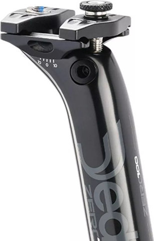 DEDA Tija de sillín Zero 100 - black | 12 mm | 350 mm | 27,2 mm