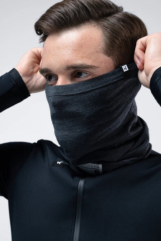 GOBIK Merino Moonbah Solid Unisex Tube Scarf - graphite | one size