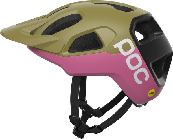 POC Casco Cularis MIPS - olivine green matt-thulite pink matt | 59 - 62 cm