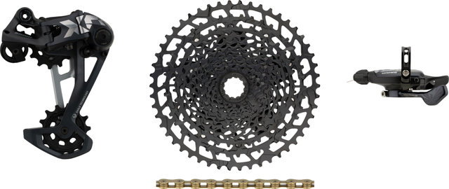 SRAM X01 Eagle 1x12-speed E-Bike Upgrade Kit with Cassette for Shimano - black - XX1 gold/Shimano MTB/14 teeth/Shimano MTB/none/11-50/none/without