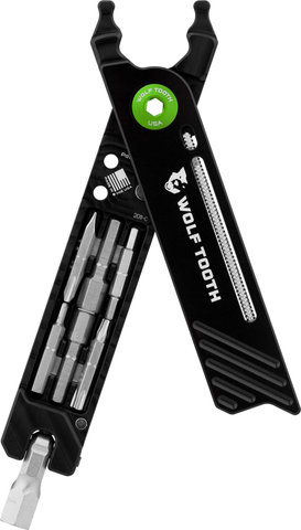Wolf Tooth Components Pince Combinée 8-Bit Pack Pliers avec Outil Multifonctions - black-green