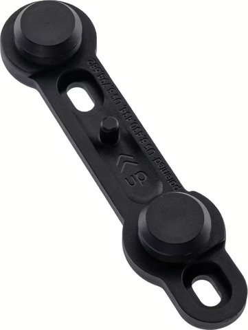 CONTEC Bidon Rivers Twist 600ml avec système magnétique Fidlock - noir-transparent | 600 