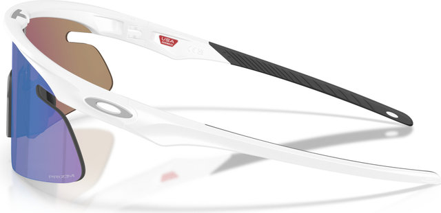 Oakley RSLV Lite Sports Glasses - matte white | prizm sapphire