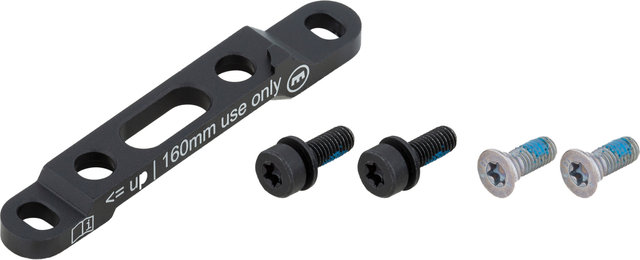 CHIU LUN 180mm Front Disc Brake Rotor Adaptor For Mountain Bike - Alloy, Black