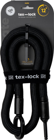 tex-lock Câble de verrouillage de cadre mate - onyx black