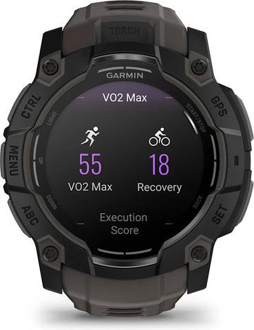 Garmin Instinct 3 50 mm AMOLED GPS multisport smartwatch - black