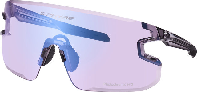 Shimano S-phyre 3 Photochromic Brille - transparent dark grey | photocromatic HD
