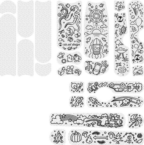 rie:sel design Bundle Kiddo Rahmenschutzset - doodle