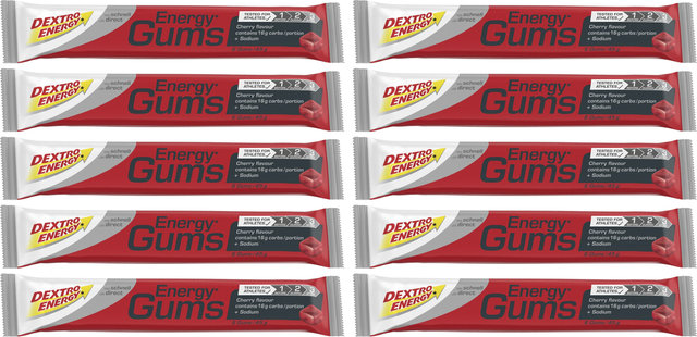 Dextro Energy Energy Gums - 10 unidades - cherry