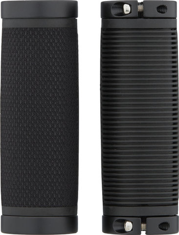 Brooks Cambium Rubber Lenkergriffe für Drehgriffschalter beidseitig - all black/100 mm