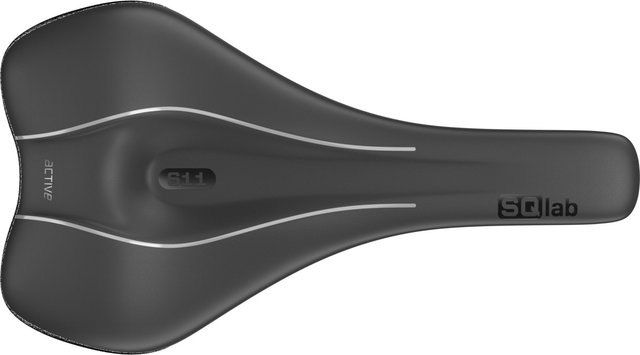 SQlab 611 Ergowave Active 2.1 Carbon Saddle - black | 130 mm