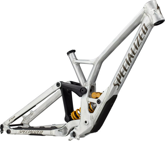 Specialized Demo Race 29" / 27.5" Frame Kit Model 2024 - gloss flake silver-gunmetal-brushed/L