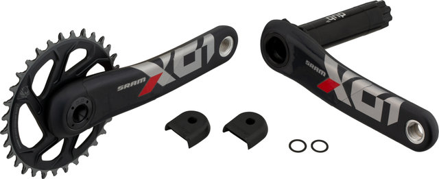 SRAM Juego de bielas X01 Eagle SuperBoost+ DUB DM 12 velocidades Carbon - lunar-oxy/170,0 mm