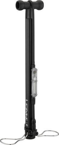 Lezyne Bomba de pie Digital Travel Floor Drive - negro