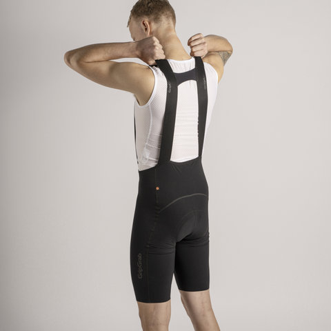 GripGrab Grinta Culote con tirantes - black/L