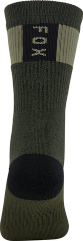 Fox Head 8" Defend Winter Socks - 2024 Model - olive green/39 - 43