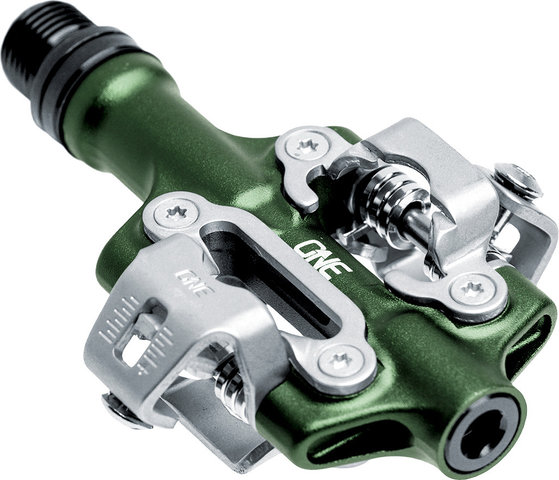 OneUp Components XC clipless pedals - dark green | 80 mm | 90 mm