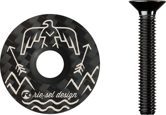 rie:sel design Capuchon de Direction stem:cap 1 1/8" - eagle
