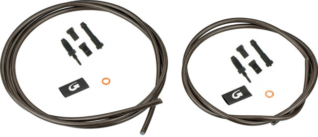 Goodridge Braided Brake Hose Kit for Shimano / Avid / Magura / Hayes / Tektro - carbon-look
