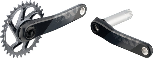 SRAM Juego de bielas XX1 Eagle AXS DUB 12 velocidades - grey/170,0 mm