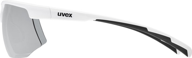 uvex Lunettes de sport Aerios - blanc | mirror silver