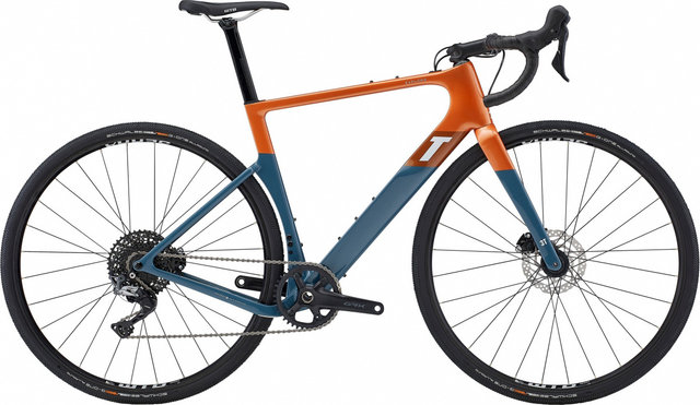 3T Bici Gravel Exploro Race GRX 1X Carbon - orange-grey/28"/M