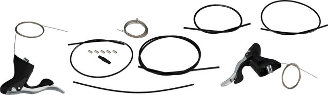 Campagnolo Conjunto Centaur 11 del + tras Ergopower 2x11 velocidades maneta de ca - silver