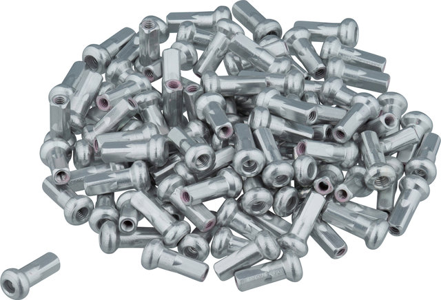 DT Swiss Pro Lock® Hidden Alu-Nippel 2,0 mm - 100 Stück - silber
