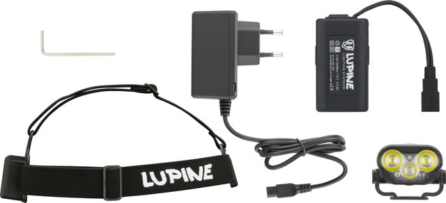 Lupine Linterna frontal Blika X 4 LED - negro/2400