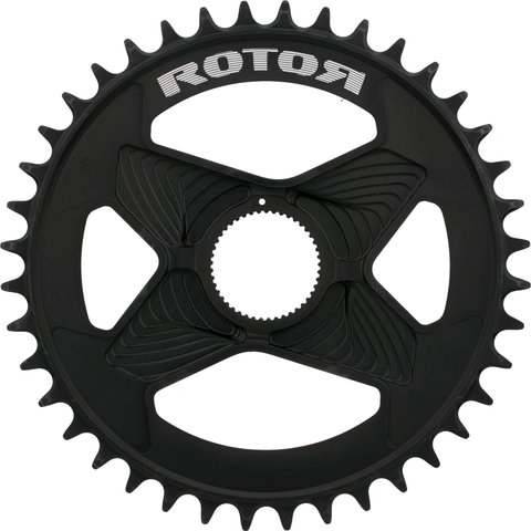 Rotor VEGAST 1-fach Kurbelgarnitur Direct Mount, noQ - anthrazit | 172,5 mm 40 Zähne Offset