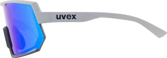 uvex sportstyle 235 sports glasses - rhino-deep space mat/mirror blue