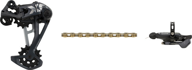 SRAM X01 Eagle 1x12-speed Upgrade Kit - XX1 gold/14 teeth/none/none/none/without