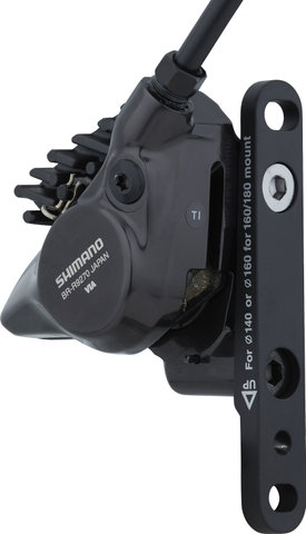 Shimano Frein à Disque Dura-Ace BR-R9270 + Di2 ST-R9270 - noir/Roue avant/Gauche (spécifique au côté)