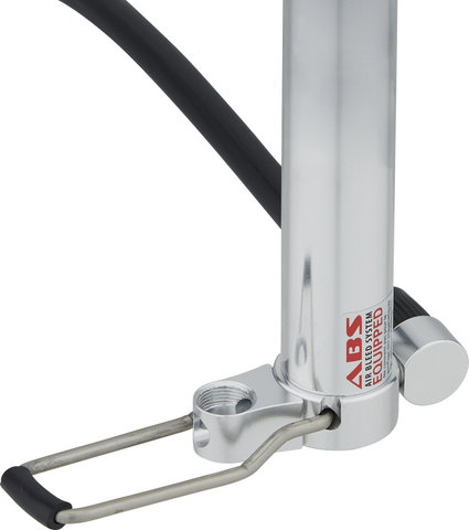Lezyne Bomba Micro Floor Drive HP sin indicador de presión - plata