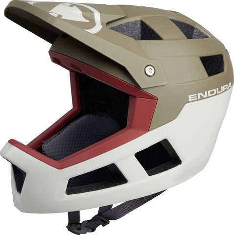 Endura SingleTrack Full Face Helm - tweed green/51 - 56 cm