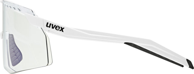 uvex uvex pace stage V lunettes de sport - white mat/mirror blue