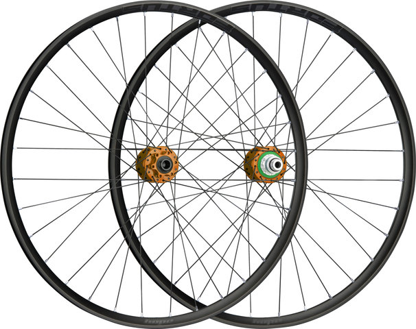 Hope Juego de ruedas Pro 4 + Fortus 30 Disc 6 agujeros 29" Boost - orange-black | SRAM XD | Boost | 148 mm | 110 mm | Boost | 29" | 110 mm | SRAM XD | 110 mm | 148 mm