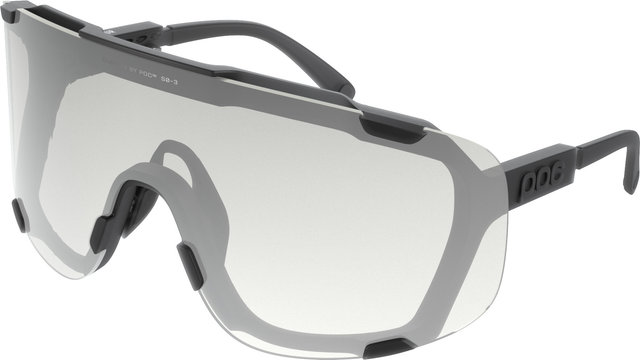POC Gafas fotocromáticas Devour - translucent black | clarity photochromic-changeable grey