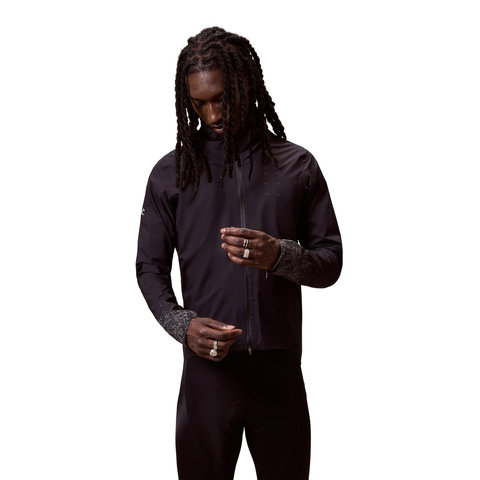 Endura AllTrack Race Regenjacke - black reflective print | XXL