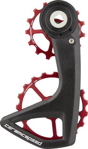 CeramicSpeed Sistema de engranajes OSPW RS 5-Spoke para SRAM RED AXS / Force AXS - red/15 dientes (rueda guía), 19 dientes (rueda tensora)